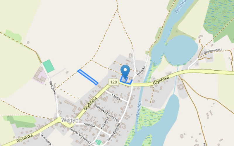 Nieruchomość w miejscowości Wełtyń, Wełtyń (zachodniopomorskie). Inne. Wełtyń, 74-100, Wełtyń, (woj. zachodniopomorskie)