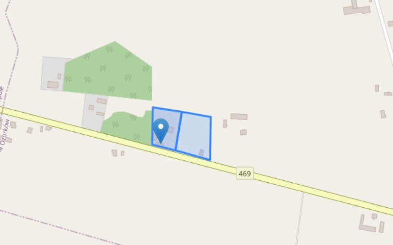 Dom w miejscowości Borszyn, Borszyn 30 (łódzkie). Działki numer: 17/5, 17/6. Domy. Borszyn 30, 95-035, Borszyn, (woj. łódzkie)