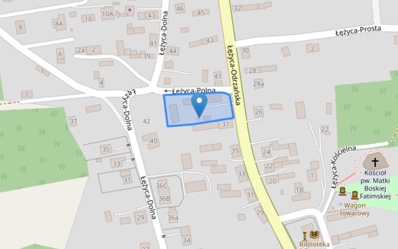 Dom w miejscowości Zielona Góra, Łężyca-Odrzańska 39 (lubuskie). Działka numer: 173. Domy. Łężyca-Odrzańska 39, 65-001, Zielona Góra, (woj. lubuskie)