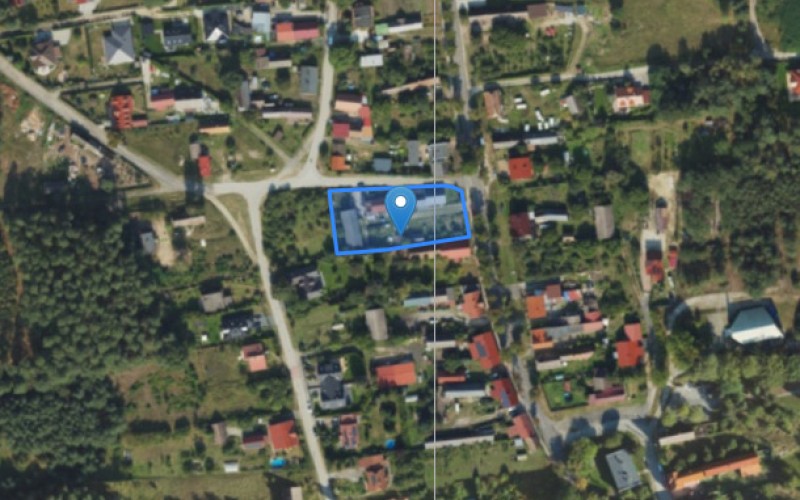 Dom w miejscowości Zielona Góra, Łężyca-Odrzańska 39 (lubuskie). Działka numer: 173. Domy. Łężyca-Odrzańska 39, 65-001, Zielona Góra, (woj. lubuskie)