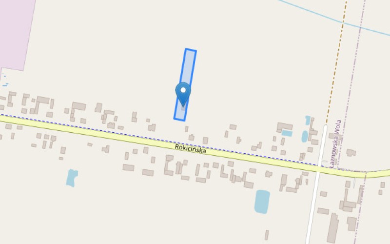 Nieruchomość komercyjna w miejscowości Łaznowska Wola, Rokicińska 24 (łódzkie). Nieruchomości komercyjne. Rokicińska 24, 97-221, Łaznowska Wola, (woj. łódzkie)