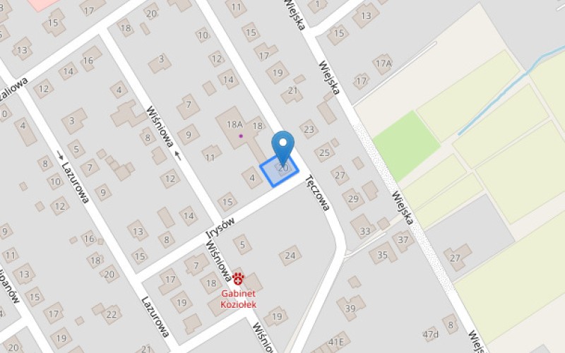 Dom w miejscowości Kozy, Tęczowa 20 (śląskie). Działka numer: 2177/599. Domy. Tęczowa 20, 43-340, Kozy, (woj. śląskie)