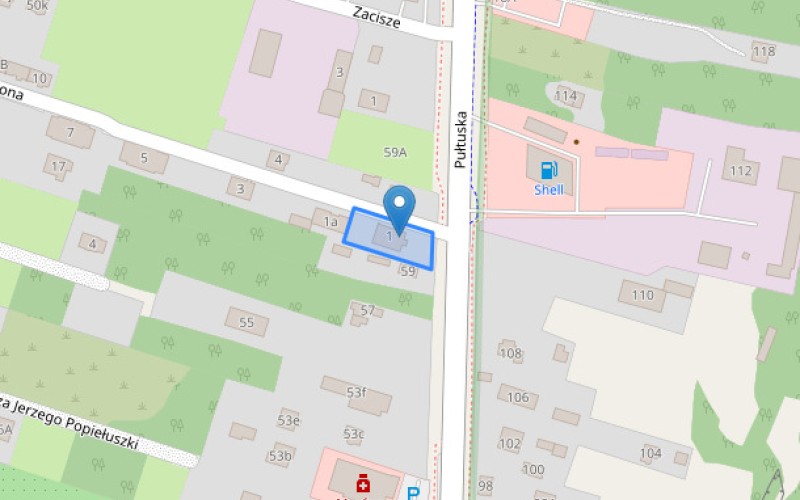 Dom w miejscowości Serock, Zielona 1 (mazowieckie). Działka numer: 54/2. Domy. Zielona 1, 05-140, Serock, (woj. mazowieckie)