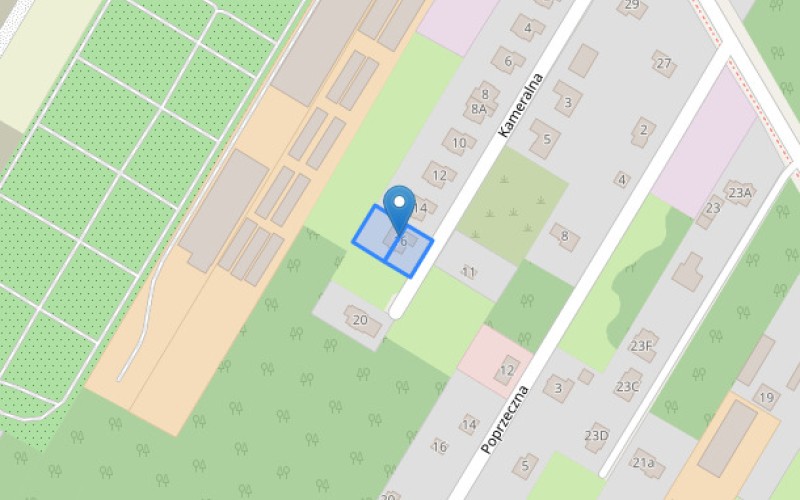 Dom w miejscowości Borowa Góra, Kameralna 16 (mazowieckie). Działki numer: 168/29, 168/41. Domy. Kameralna 16, 05-140, Borowa Góra, (woj. mazowieckie)