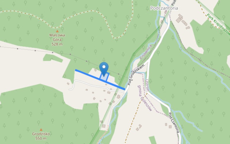 Grunt w miejscowości Cisownica, Pod Grodziskiem (śląskie). Działki numer: 134/25, 134/9. Działki i grunty. Pod Grodziskiem, 43-440, Cisownica, (woj. śląskie)