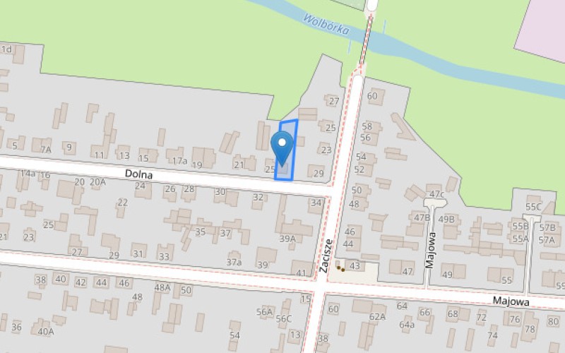 Dom w miejscowości Tomaszów Mazowiecki, Dolna 27 (łódzkie). Działka numer: 573. Domy. Dolna 27, 97-200, Tomaszów Mazowiecki, (woj. łódzkie)