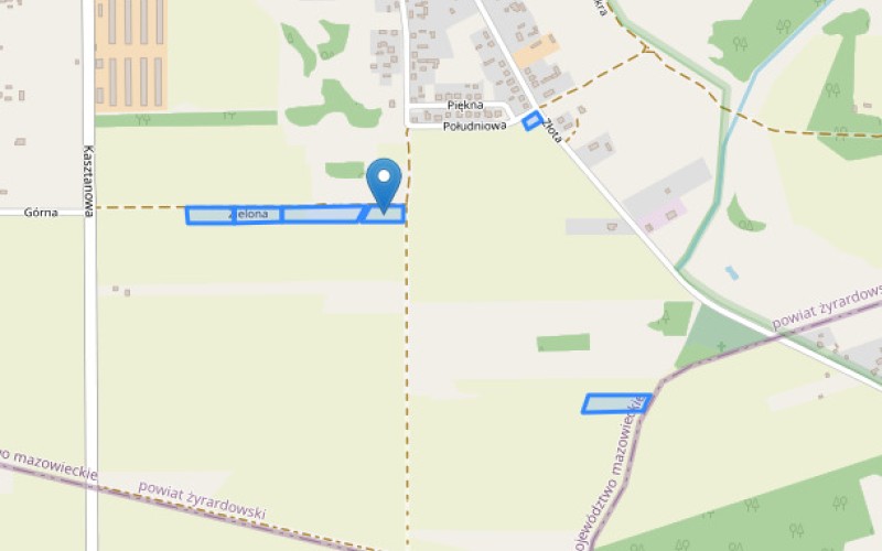 Grunt w miejscowości Kamion, Kamion (mazowieckie). Działki numer: 275/3, 275/4, 393, 336, 275/5, 276. Działki i grunty. Kamion, 96-331, Kamion, (woj. mazowieckie)