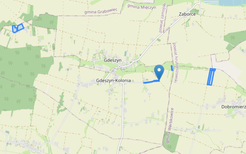 Grunt w miejscowości Gdeszyn-Kolonia, Dobromierzyce, Gdeszyn, Gdeszyn-Kolonia, Dobromierzyce, Gdeszyn (lubelskie). Działki numer: 110/1, 109/3, 244/4, 245/4, 267, 269, 271, 281, 245/2, 244/2, 77, 76, 131, 132. Działki i grunty. Gdeszyn-Kolonia, Dobromierzyce, Gdeszyn, 22-455, Gdeszyn-Kolonia, Dobromierzyce, Gdeszyn, (woj. lubelskie)