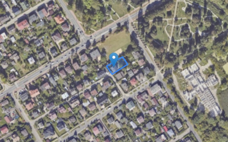 Dom w miejscowości Żyrardów, Jana Długosza 6 (mazowieckie). Działka numer: 7160. Domy. Jana Długosza 6, 96-300, Żyrardów, (woj. mazowieckie)