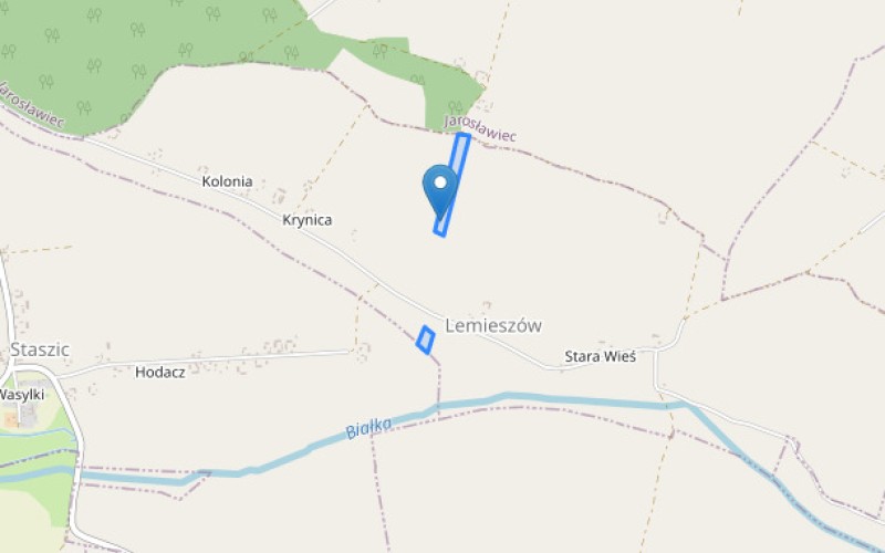 Grunt w miejscowości Lemieszów, Lemieszów (lubelskie). Działki numer: 199, 40. Działki i grunty. Lemieszów, 22-510, Lemieszów, (woj. lubelskie)