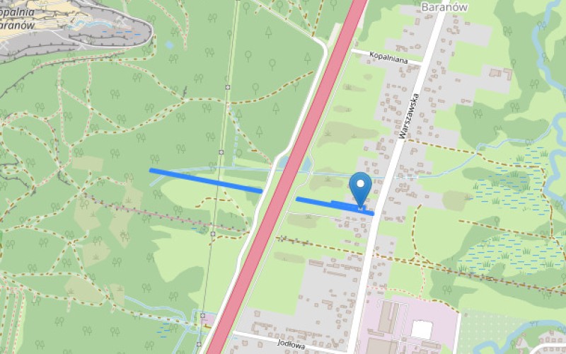 Dom w miejscowości Suchedniów, Warszawska 41B (świętokrzyskie). Działki numer: 973/5, 973/2, 974/4, 974/5. Domy. Warszawska 41B, 26-130, Suchedniów, (woj. świętokrzyskie)