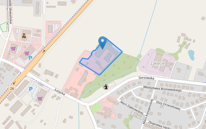 Nieruchomość w miejscowości Myślibórz, Łużycka 35A (zachodniopomorskie). Inne. Łużycka 35A, 74-300, Myślibórz, (woj. zachodniopomorskie)