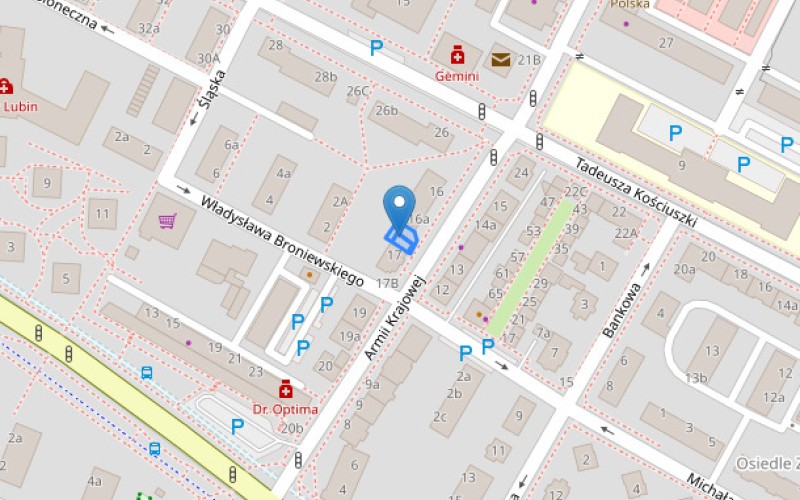 Grunt w miejscowości Lubin, Armii Krajowej (dolnośląskie). Działki numer: 278/11, 278/5. Działki i grunty. Armii Krajowej, 59-300, Lubin, (woj. dolnośląskie)