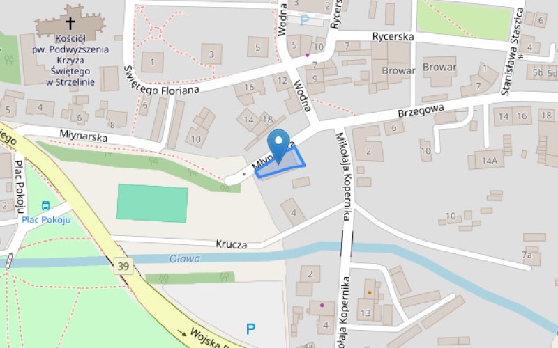 Nieruchomość komercyjna w miejscowości Strzelin, Młynarska (dolnośląskie). Nieruchomości komercyjne. Młynarska, 57-100, Strzelin, (woj. dolnośląskie)