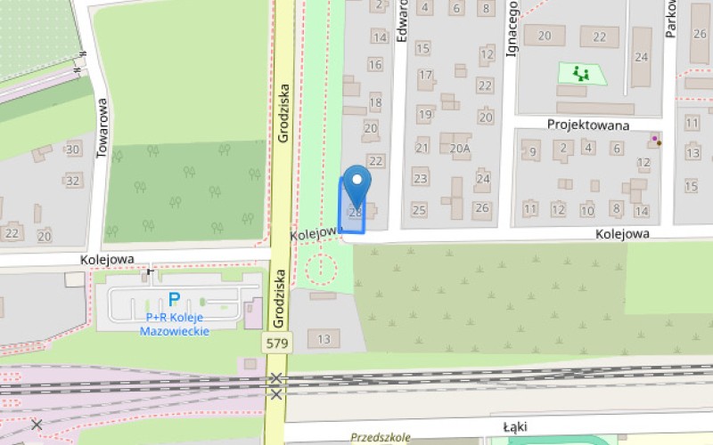 Dom w miejscowości Błonie, Edwarda Przybysza 28 (mazowieckie). Działka numer: 75. Domy. Edwarda Przybysza 28, 05-870, Błonie, (woj. mazowieckie)