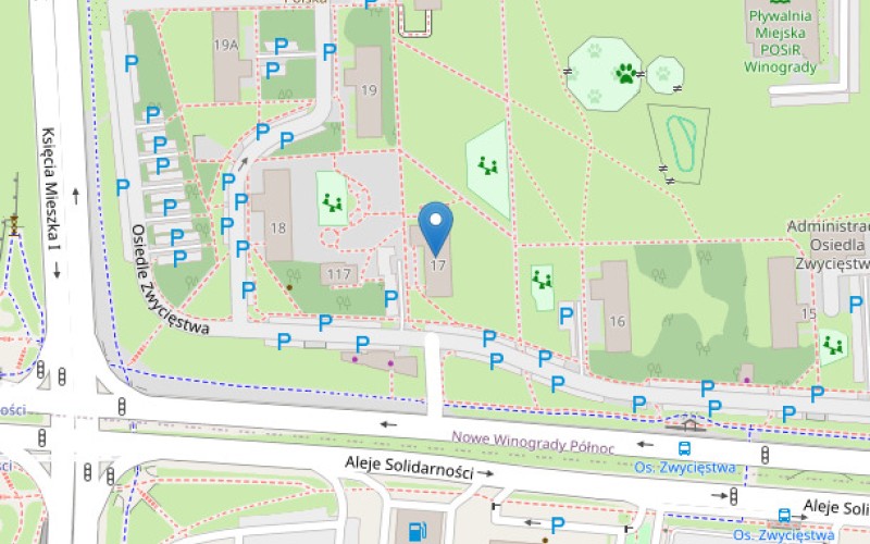 Mieszkanie w miejscowości Poznań, Osiedle Zwycięstwa 17/13 (wielkopolskie). Mieszkania. Osiedle Zwycięstwa 17/13, 61-648, Poznań, (woj. wielkopolskie)