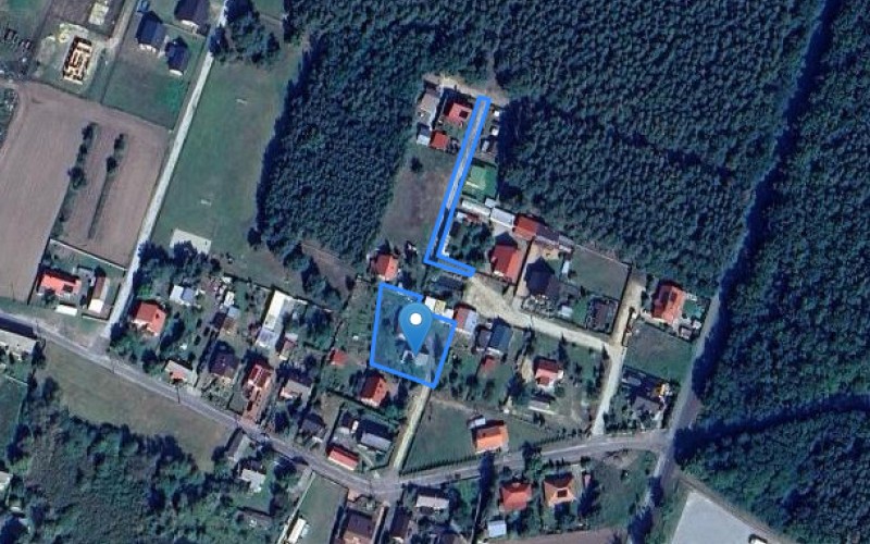 Dom w miejscowości Wróblów, Wróblów 9 (lubuskie). Działki numer: 155/19, 155/8, 155/20, 155/21. Domy. Wróblów 9, 67-410, Wróblów, (woj. lubuskie)