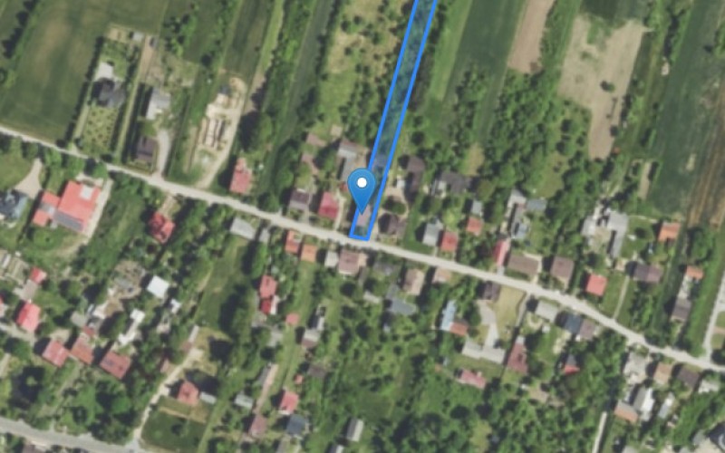 Dom w miejscowości Choroń, Partyzantów 28 (śląskie). Działka numer: 1047/2. Domy. Partyzantów 28, 42-360, Choroń, (woj. śląskie)