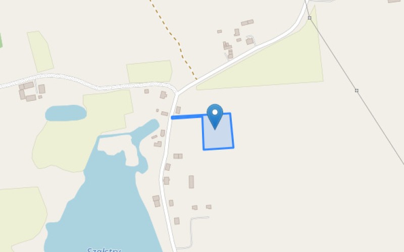 Grunt w miejscowości Szałstry, Szałstry (warmińsko-mazurskie). Działka numer: 105/2. Działki i grunty. Szałstry, 11-042, Szałstry, (woj. warmińsko-mazurskie)