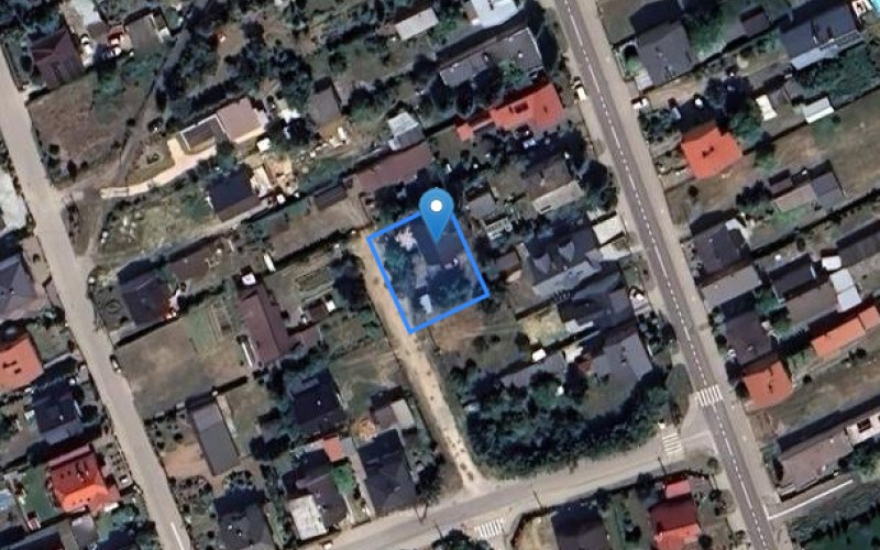 Dom w miejscowości Skierniewice, Czwartaków 1 (łódzkie). Działka numer: 807. Domy. Czwartaków 1, 96-100, Skierniewice, (woj. łódzkie)