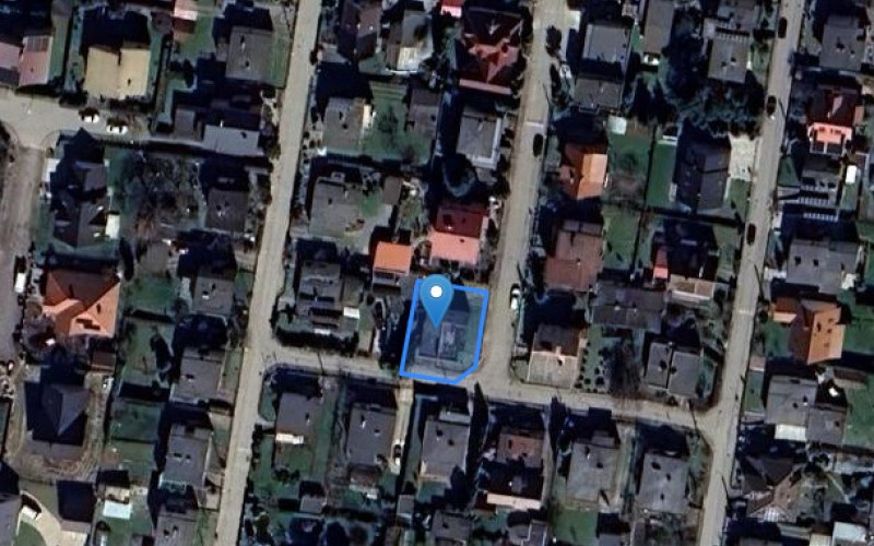 Dom w miejscowości Pruszcz Gdański, Lotników Polskich 26 (pomorskie). Działka numer: 114/3. Domy. Lotników Polskich 26, 83-000, Pruszcz Gdański, (woj. pomorskie)