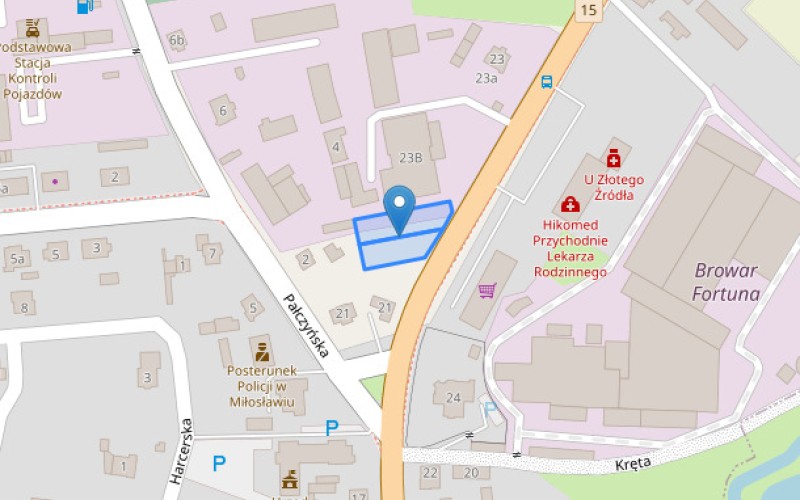 Grunt w miejscowości Miłosław, Wrzesińska (wielkopolskie). Działki numer: 818/1, 818/2. Działki i grunty. Wrzesińska, 62-320, Miłosław, (woj. wielkopolskie)