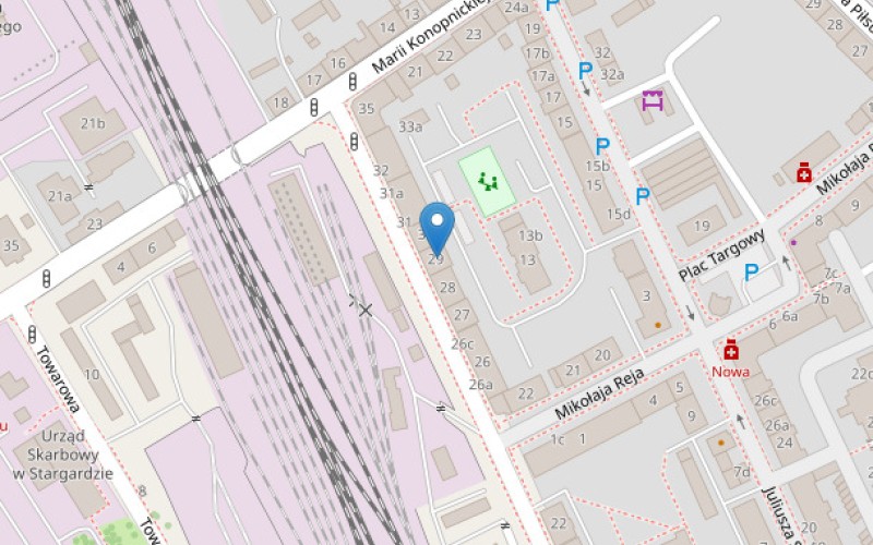 Mieszkanie w miejscowości Stargard, Dworcowa 29/1 (zachodniopomorskie). Mieszkania. Dworcowa 29/1, 73-110, Stargard, (woj. zachodniopomorskie)