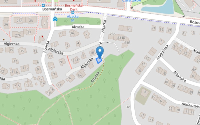 Grunt w miejscowości Gdynia, Algierska 1 (pomorskie). Działka numer: 1340. Działki i grunty. Algierska 1, 81-120, Gdynia, (woj. pomorskie)