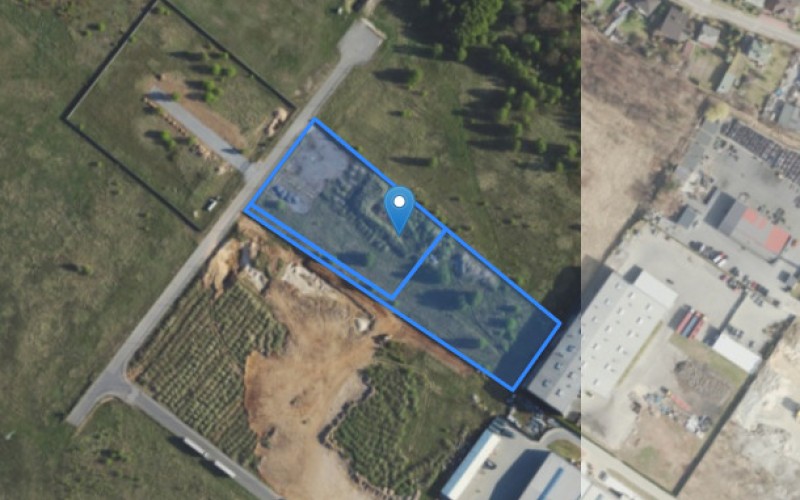 Grunt w miejscowości Myszków, Inwestycyjna (śląskie). Działki numer: 2062/133, 2062/134. Działki i grunty. Inwestycyjna, 42-300, Myszków, (woj. śląskie)