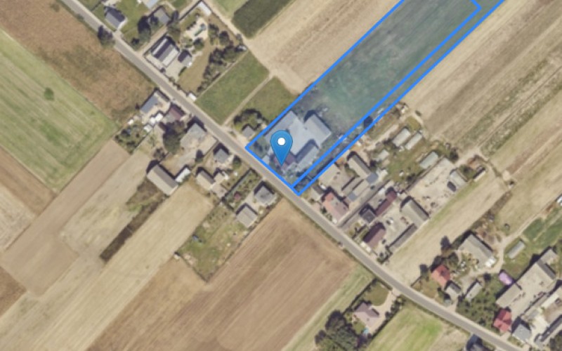 Dom w miejscowości Broniszewice, Broniszewice 151 (wielkopolskie). Działki numer: 120/2, 120/3. Domy. Broniszewice 151, 63-304, Broniszewice, (woj. wielkopolskie)