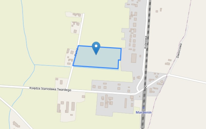 Grunt w miejscowości Marzenin, Polna (wielkopolskie). Działka numer: 361/2. Działki i grunty. Polna, 62-301, Marzenin, (woj. wielkopolskie)