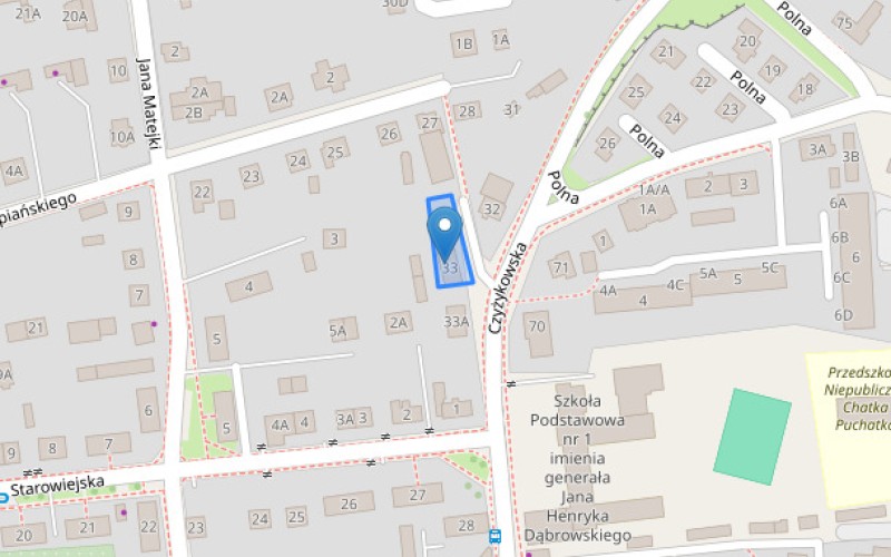 Dom w miejscowości Tczew, Czyżykowska 33 (pomorskie). Działka numer: 502/4. Domy. Czyżykowska 33, 83-110, Tczew, (woj. pomorskie)