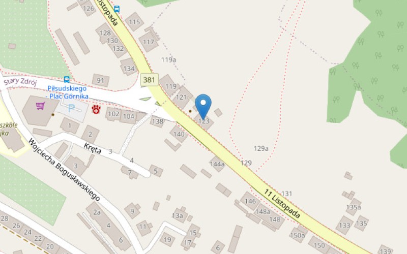 Mieszkanie w miejscowości Wałbrzych, 11 Listopada 123/7 (dolnośląskie). Mieszkania. 11 Listopada 123/7, 58-301, Wałbrzych, (woj. dolnośląskie)