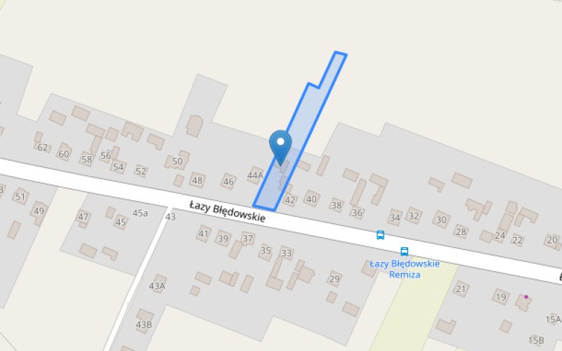 Dom w miejscowości Dąbrowa Górnicza, Łazy Błędowskie 44 (śląskie). Działka numer: 20/2. Domy. Łazy Błędowskie 44, 41-300, Dąbrowa Górnicza, (woj. śląskie)