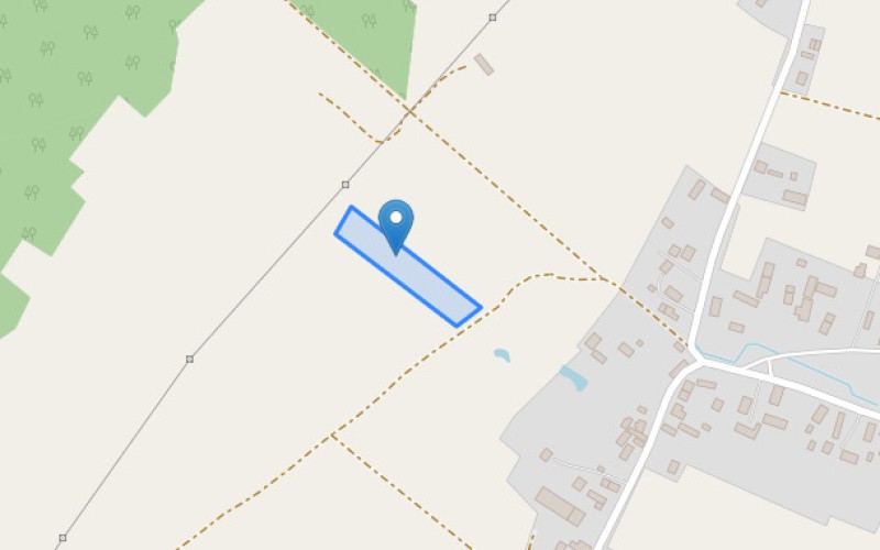 Grunt w miejscowości Koźla, Koźla (lubuskie). Działka numer: 165. Działki i grunty. Koźla, 66-014, Koźla, (woj. lubuskie)