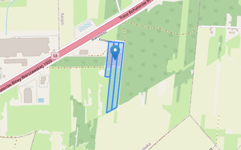 Nieruchomość komercyjna w miejscowości Karpin, Firmowa 1 (mazowieckie). Nieruchomości komercyjne. Firmowa 1, 05-252, Karpin, (woj. mazowieckie)