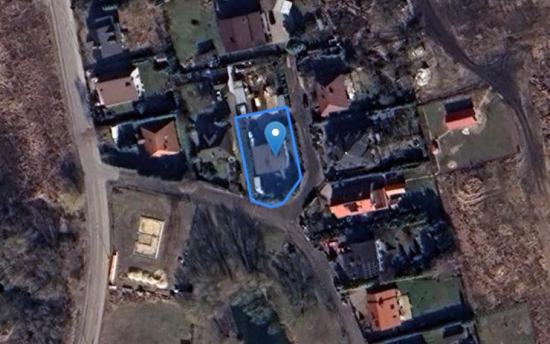 Dom w miejscowości Kruszyn Krajeński, Promykowa 1 (kujawsko-pomorskie). Działka numer: 154/46. Domy. Promykowa 1, 86-005, Kruszyn Krajeński, (woj. kujawsko-pomorskie)