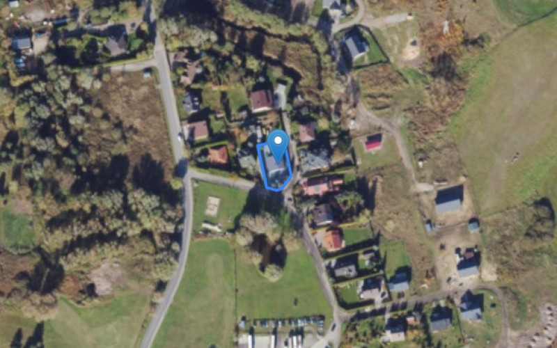 Dom w miejscowości Kruszyn Krajeński, Promykowa 1 (kujawsko-pomorskie). Działka numer: 154/46. Domy. Promykowa 1, 86-005, Kruszyn Krajeński, (woj. kujawsko-pomorskie)