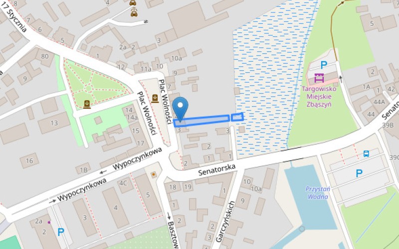 Dom w miejscowości Zbąszyń, Plac Wolności 3A (wielkopolskie). Działki numer: 1128, 1139. Domy. Plac Wolności 3A, 64-360, Zbąszyń, (woj. wielkopolskie)