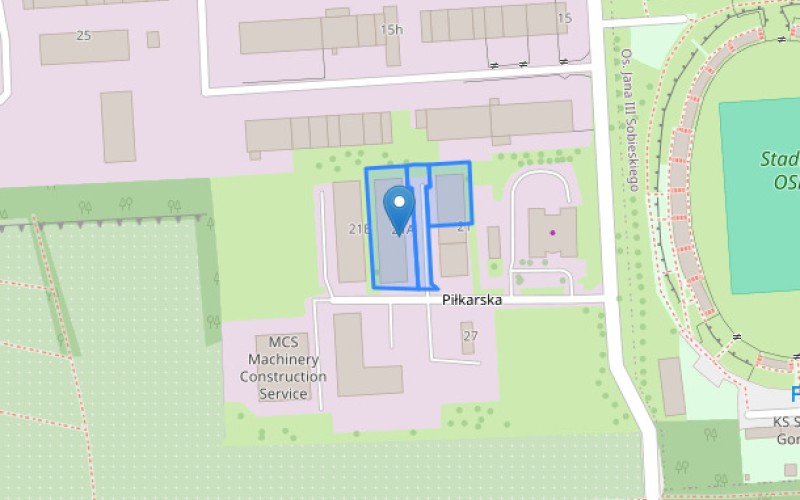 Nieruchomość komercyjna w miejscowości Gorzów Wielkopolski, Piłkarska 21A (lubuskie). Nieruchomości komercyjne. Piłkarska 21A, 66-400, Gorzów Wielkopolski, (woj. lubuskie)