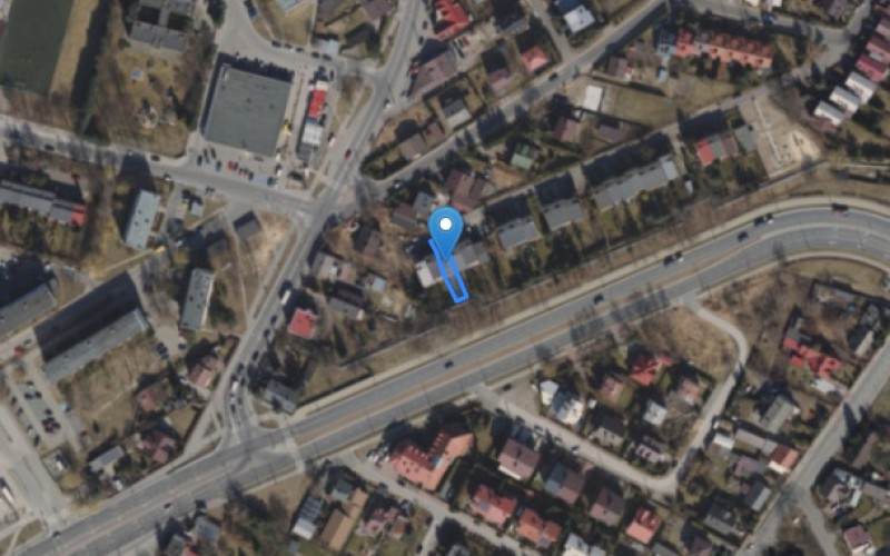 Dom w miejscowości Skierniewice, Stanisława Wyspiańskiego 6 (łódzkie). Działka numer: 1558. Domy. Stanisława Wyspiańskiego 6, 96-100, Skierniewice, (woj. łódzkie)