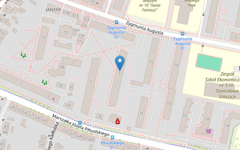 Mieszkanie w miejscowości Słupsk, Marszałka Józefa Piłsudskiego 3/85 (pomorskie). Mieszkania. Marszałka Józefa Piłsudskiego 3/85, 76-200, Słupsk, (woj. pomorskie)