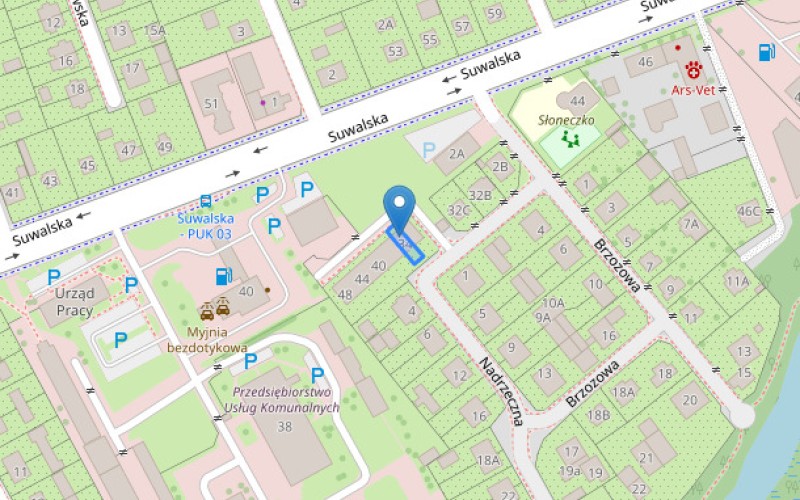 Dom w miejscowości Ełk, Nadrzeczna 34 (warmińsko-mazurskie). Działka numer: 2002/8. Domy. Nadrzeczna 34, 19-300, Ełk, (woj. warmińsko-mazurskie)