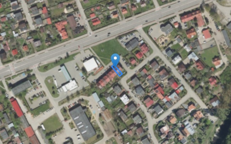 Dom w miejscowości Ełk, Nadrzeczna 34 (warmińsko-mazurskie). Działka numer: 2002/8. Domy. Nadrzeczna 34, 19-300, Ełk, (woj. warmińsko-mazurskie)