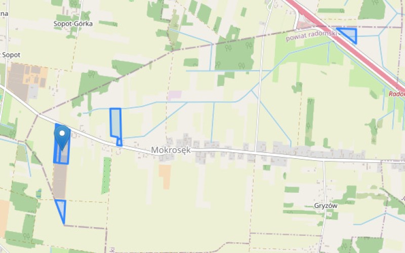 Nieruchomość w miejscowości Mokrosęk, Mokrosęk 46 (mazowieckie). Inne. Mokrosęk 46, 26-660, Mokrosęk, (woj. mazowieckie)