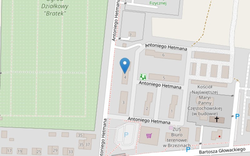 Mieszkanie w miejscowości Brzeziny, Antoniego Hetmana 4/3 (łódzkie). Mieszkania. Antoniego Hetmana 4/3, 95-060, Brzeziny, (woj. łódzkie)