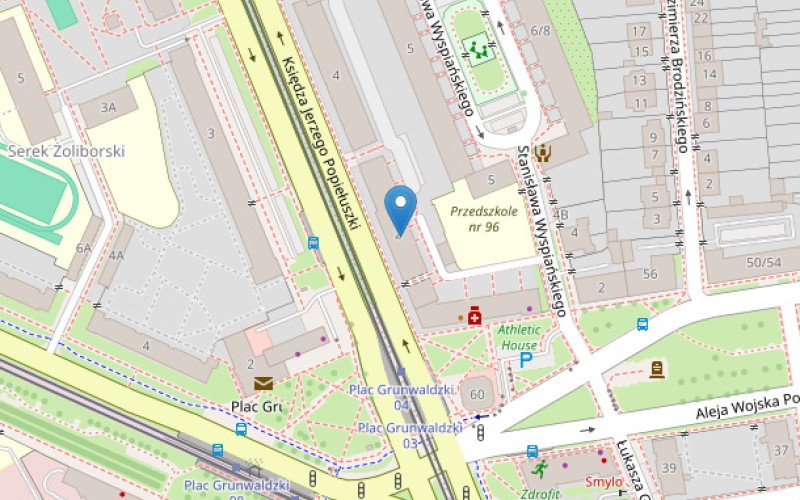 Mieszkanie w miejscowości Warszawa, Księdza Jerzego Popiełuszki 2/22 (mazowieckie). Mieszkania. Księdza Jerzego Popiełuszki 2/22, 01-501, Warszawa, (woj. mazowieckie)