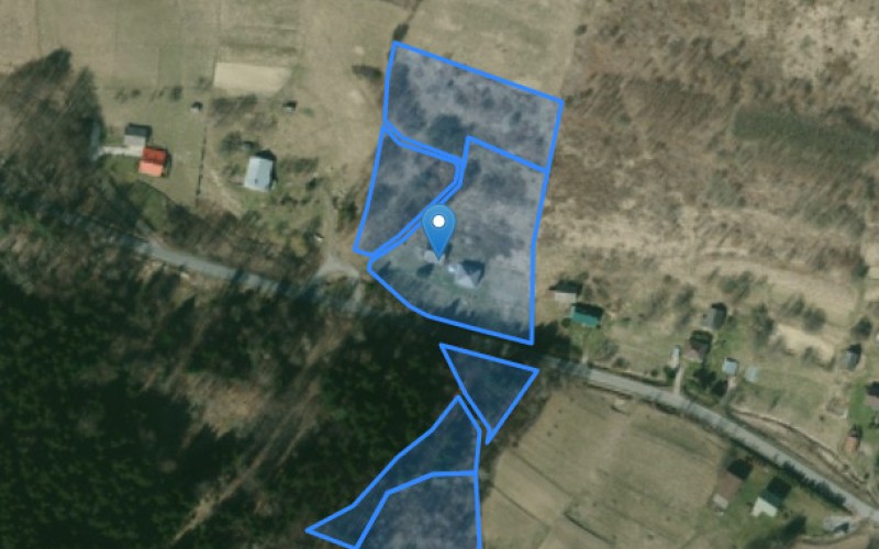 Dom w miejscowości Stępina, Stępina 256 (podkarpackie). Działki numer: 78, 163, 79/1, 161, 166, 70/1. Domy. Stępina 256, 38-125, Stępina, (woj. podkarpackie)