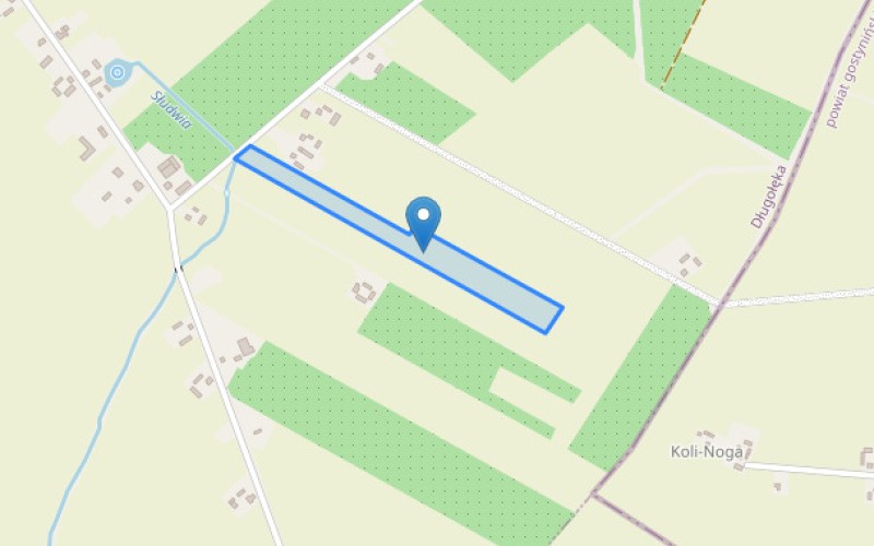 Grunt w miejscowości Długołęka, Długołęka (łódzkie). Działka numer: 293/1. Działki i grunty. Długołęka, 09-550, Długołęka, (woj. łódzkie)