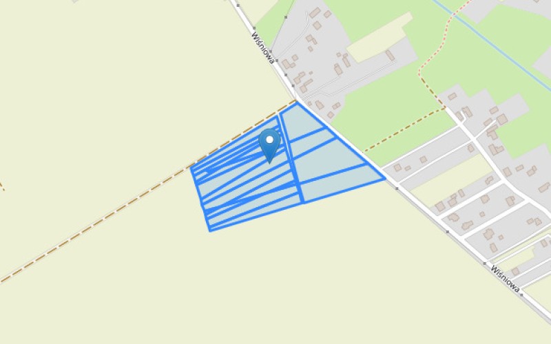 Grunt w miejscowości Rudno, Wiśniowa (śląskie). Działki numer: 319/61, 322/61, 324/62, 317/61, 321/60, 331/62, 332/60, 333/62, 323/60, 325/60, 329/60, 334/60, 318/60, 320/61, 326/61, 327/60, 328/60, 330/62, 335/62. Działki i grunty. Wiśniowa, 44-160, Rudno, (woj. śląskie)